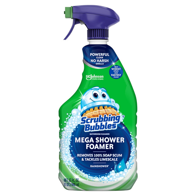 Scrubbing Bubbles Mega Shower Foamer Rainshower Scent Bathroom Cleaner 32 oz 1 pk