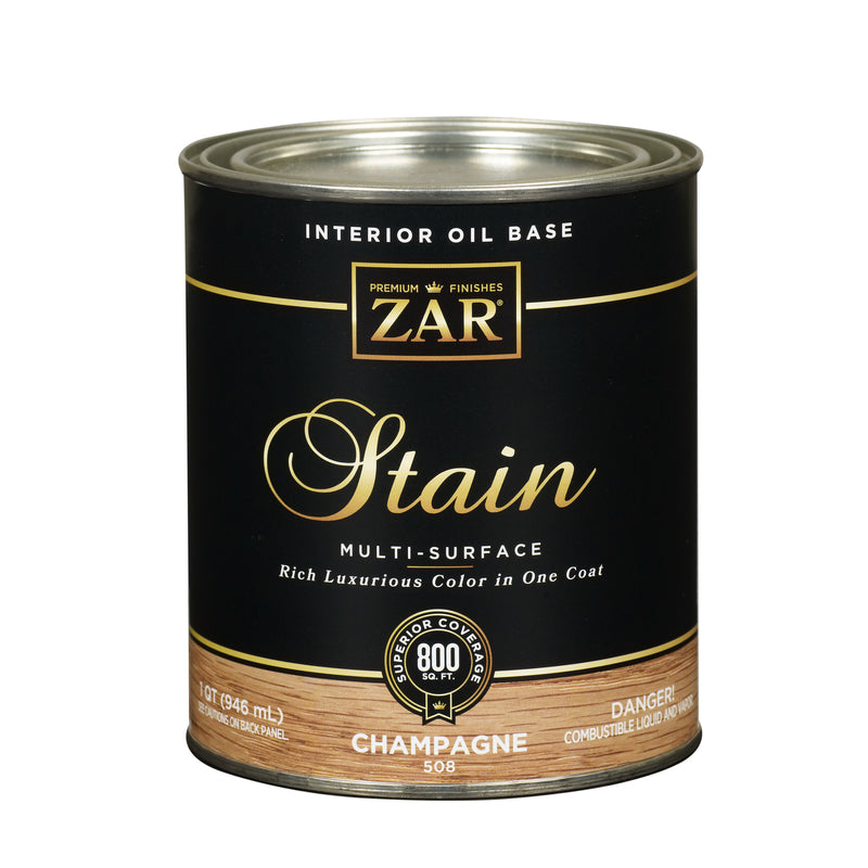 ZAR Semi-Transparent Champagne Oil-Based Polyurethane Wood Stain 1 qt