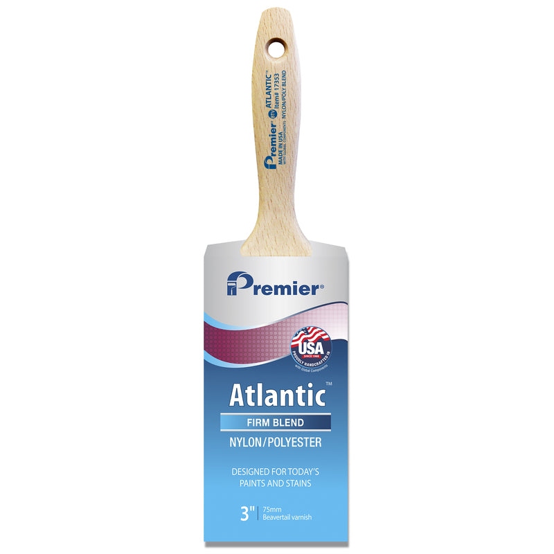 Premier Atlantic 3 in. Firm Chiseled Paint Brush