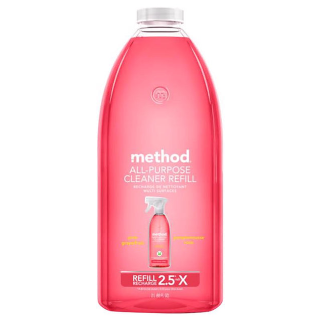 Method Pink Grapefruit Scent All Purpose Cleaner Refill Liquid 68 oz