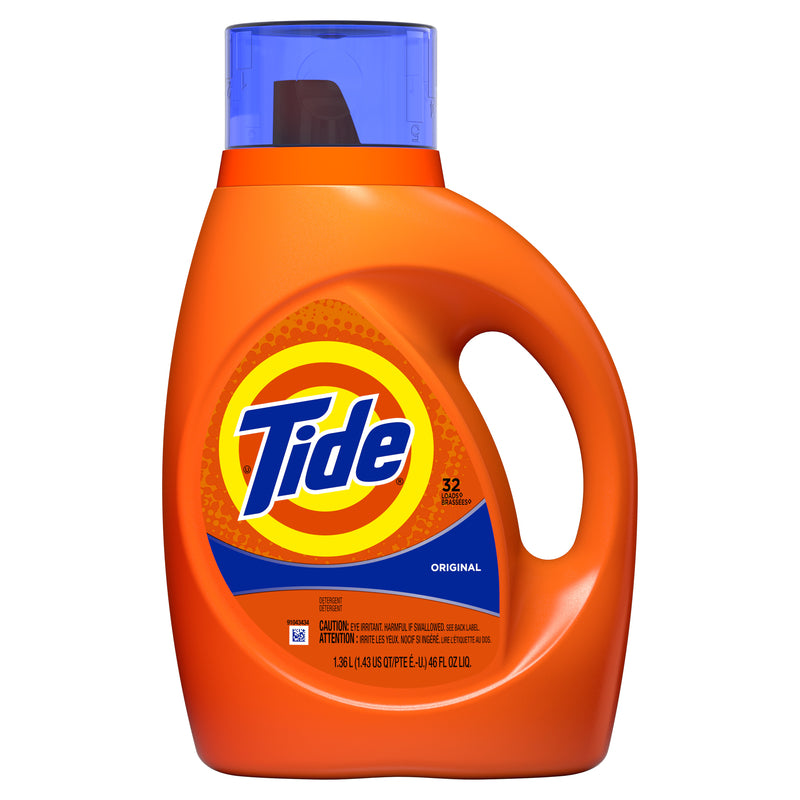 Tide Turbo Clean HE Liquid Laundry Detergent, Original Scent