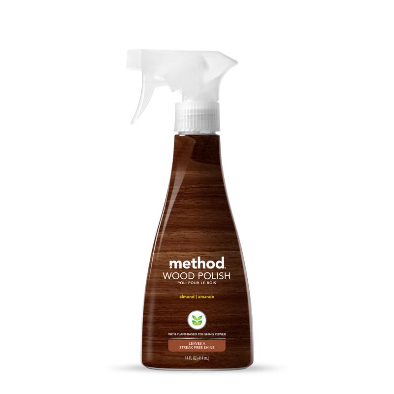 Method Almond Scent Wood Polish 14 oz Spray