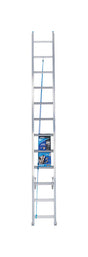 Werner 24 ft. H Aluminum Extension Ladder Type I 250 lb. capacity