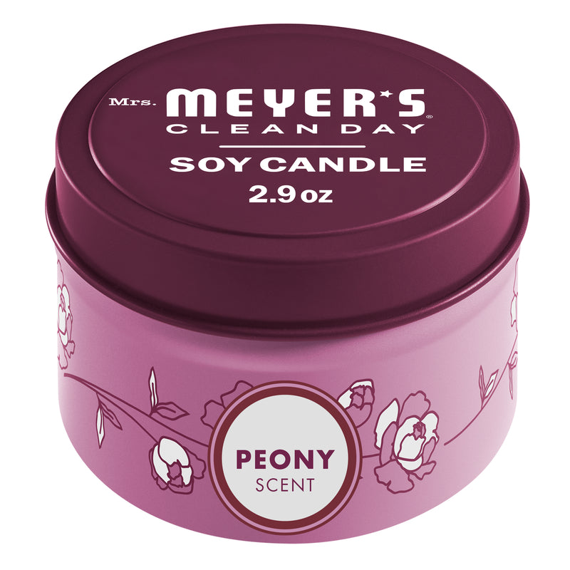 Mrs. Meyer's Clean Day Tin Candle White Peony