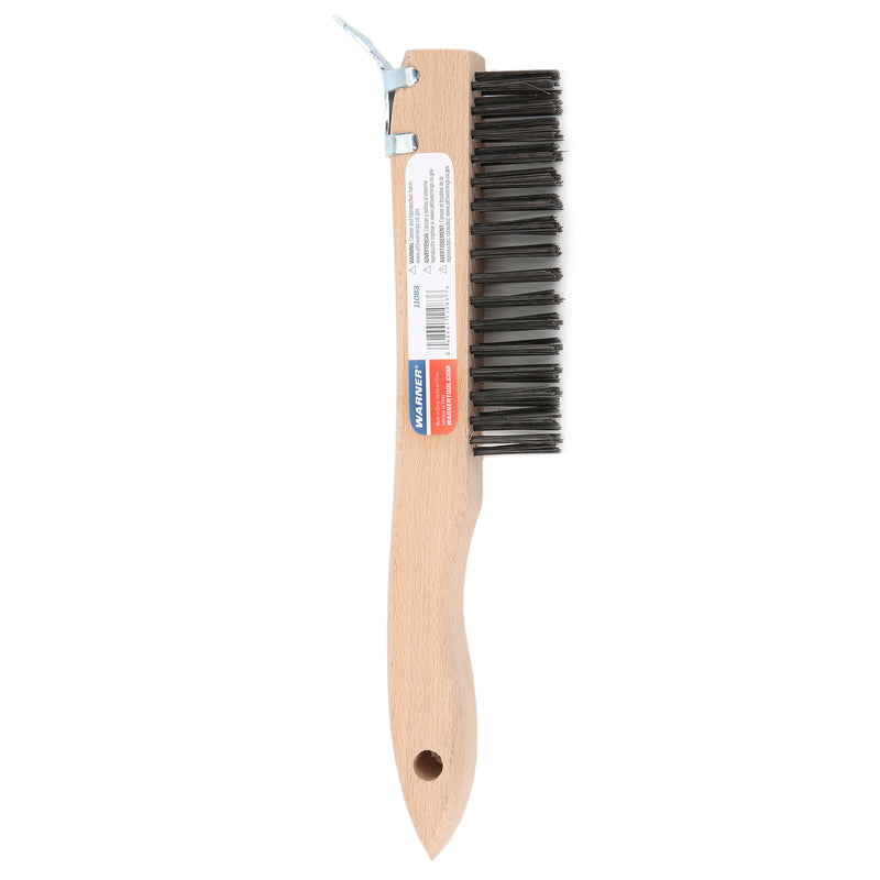 Warner 1 in. W X 9.5 in. L Carbon Steel Wire Brush