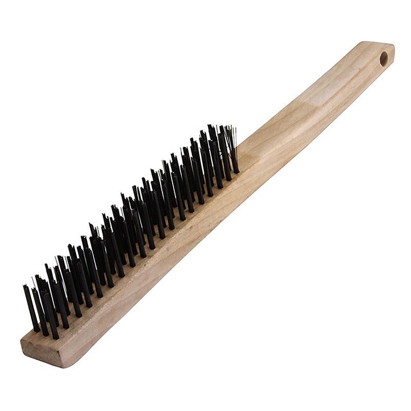 Warner 3 in. W X 14 in. L Carbon Steel Wire Brush