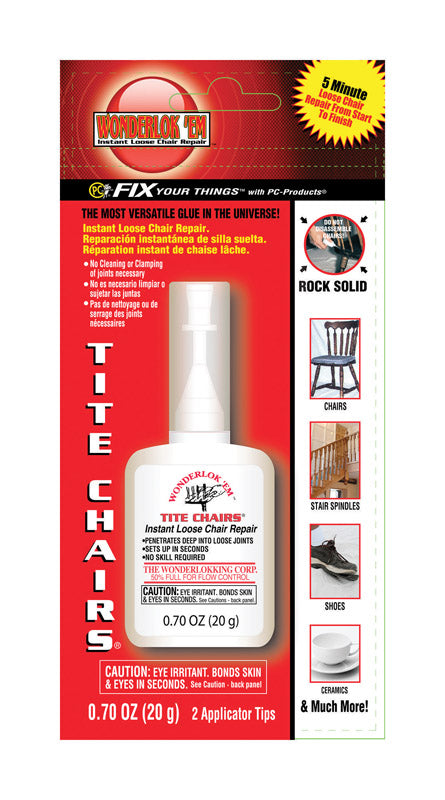 Wonderlok 'Em Tite Chairs Super Strength Glue 0.7 oz