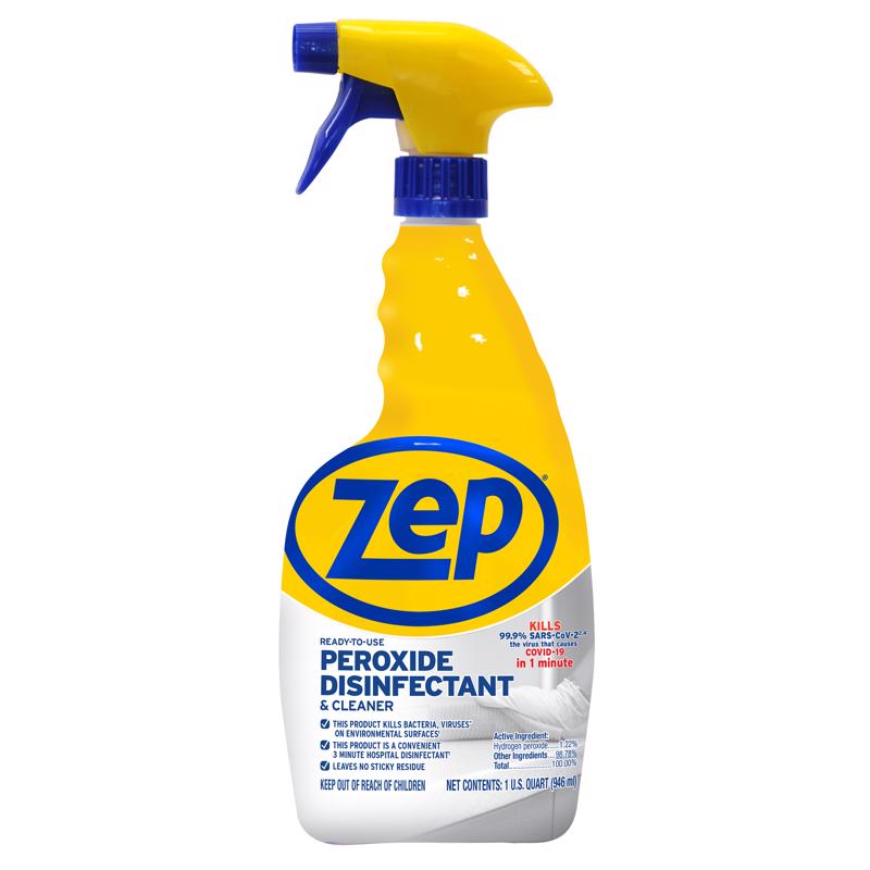 Zep No Scent Disinfecting Bathroom Cleaner 32 oz 1 pk