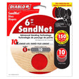 Diablo SandNet 6 in. Ceramic Blend Hook and Lock Sanding Disc 150 Grit Fine 10 pk