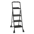 Cosco 60.98 in. H X 21.65 in. W X 3.31 in. D 250 lb. capacity 3 step Steel Folding Step Stool