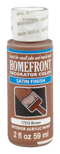 Homefront Satin Brown Hobby Paint 2 oz