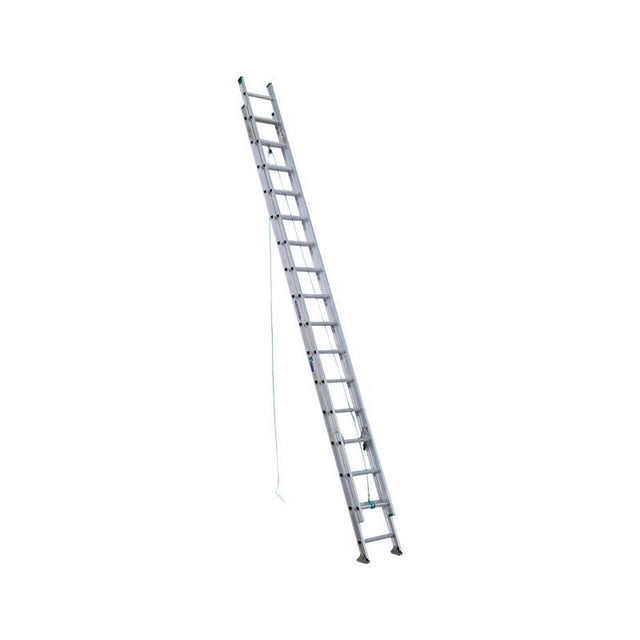 Werner 32 ft. H Aluminum Extension Ladder Type II 225 lb. capacity