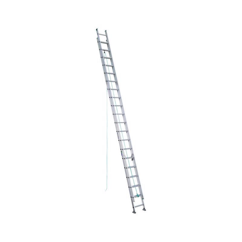 Werner 40 ft. H Aluminum Extension Ladder Type II 225 lb. capacity