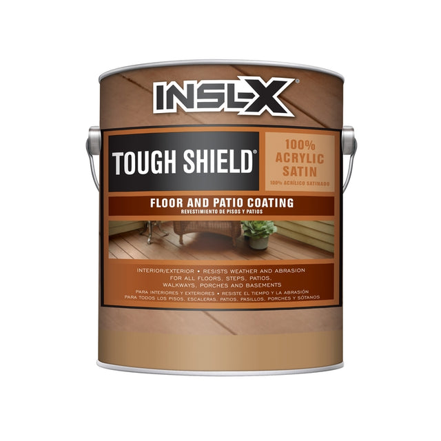 Insl-X Tough Sheild Satin Black Water-Based Floor and Patio Coating 1 gal