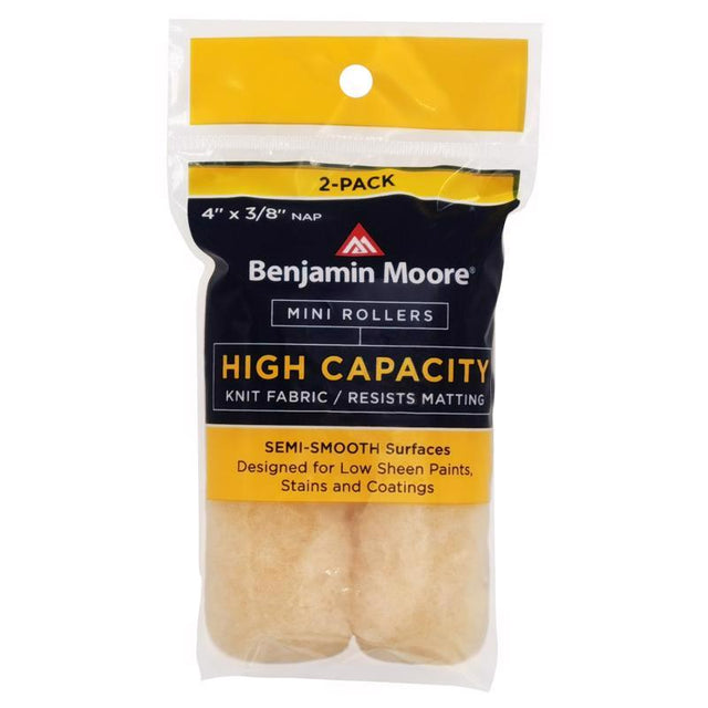 Benjamin Moore Wool 4 in. W X 3/8 in. Mini Roller 2 pk