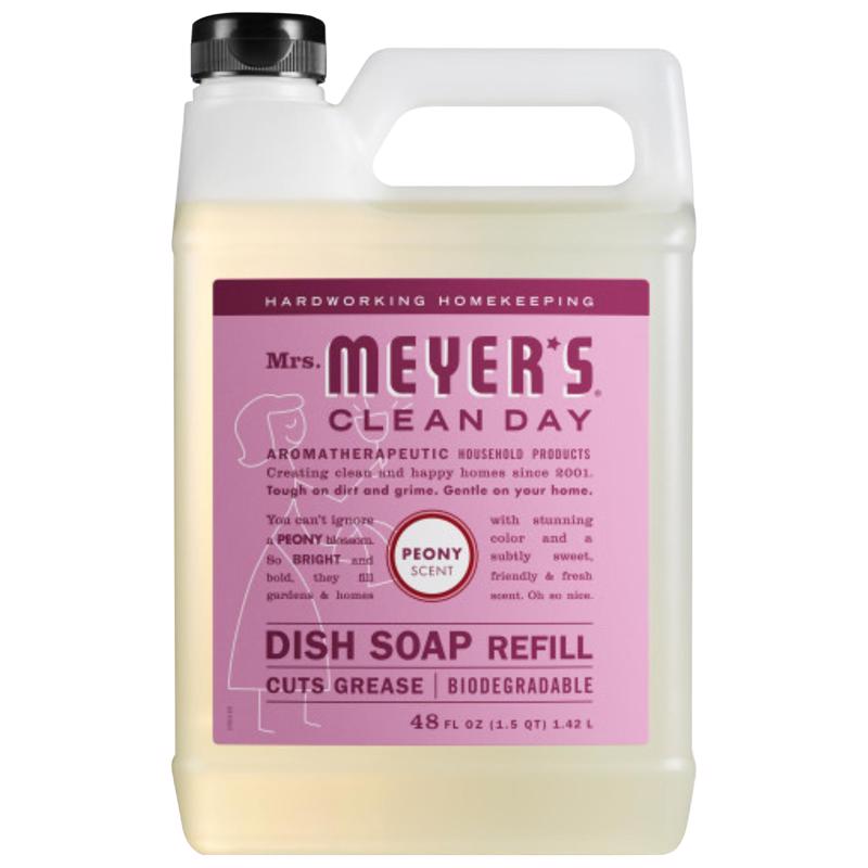 Mrs. Meyer's Clean Day Liquid Dish Soap Refill Peony