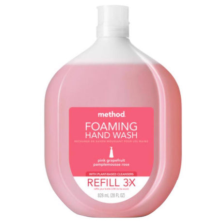 Method Pink Grapefruit Scent Foam Hand Soap Refill 28 oz