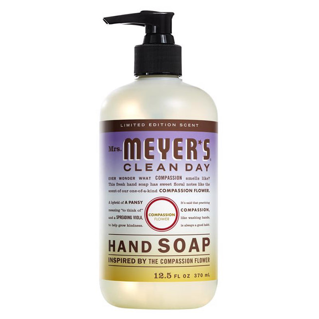 Mrs. Meyer's Clean Day Compassion Flower Scent Liquid Hand Soap 12.5 oz