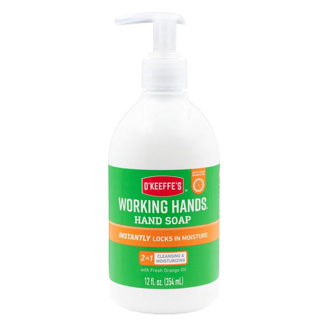 O'Keeffe's Working Hands Orange Scent Hand Soap 12 oz