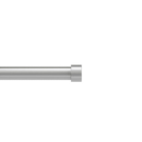 Umbra Cappa Nickel Silver Curtain Rod 66 in. L X 120 in. L