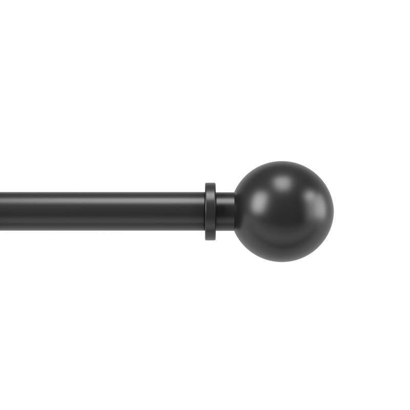 Umbra Bolas Matte Black Curtain Rod