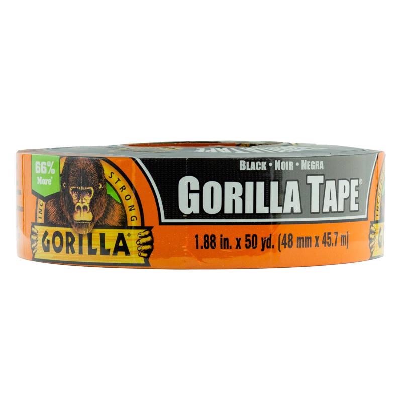 Gorilla 1.88 in. W X 50 yd L Black Duct Tape