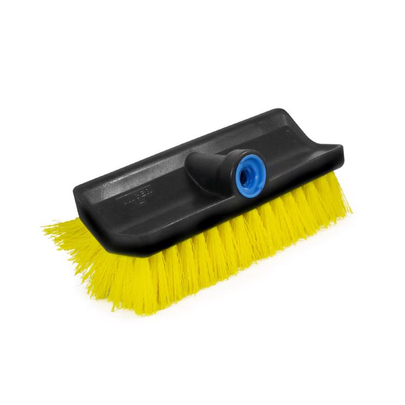 Unger 10 in. W Hard Bristle Polypropylene Handle Multi-Angle Scrub Brush