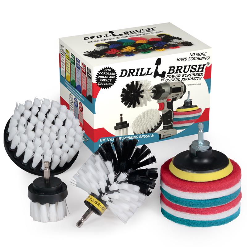 Drillbrush Brush Set/Pad Multi 10PC