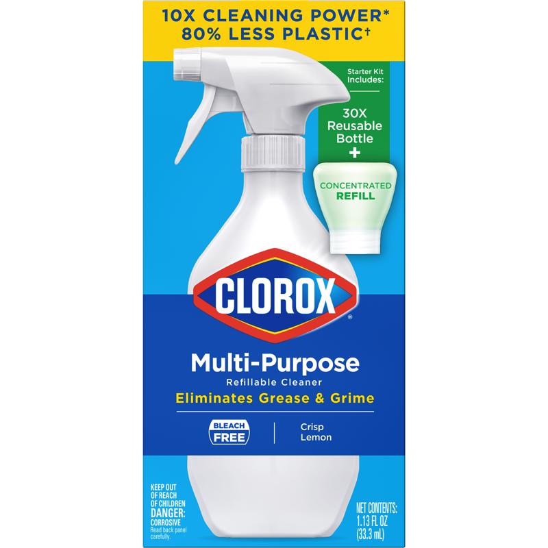 Clorox Crisp Lemon Scent Concentrated All Purpose Cleaner Liquid 20 oz