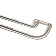 Umbra Twilight Matte Nickel Silver Curtain Rod 48 in. L X 88 in. L