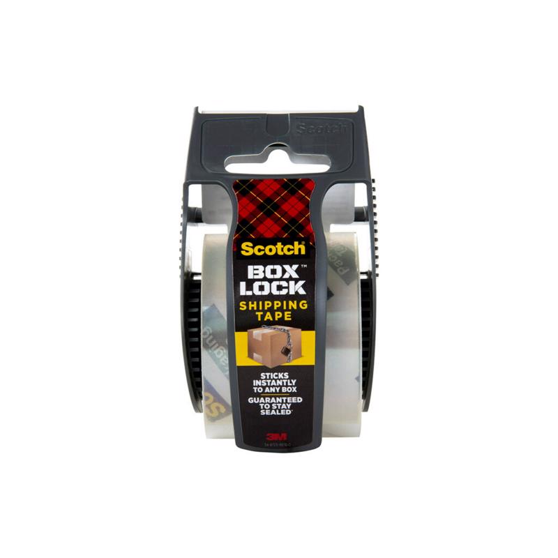 3M Scotch Box Lock 1.88 in. W X 22.2 yd L Packing Tape Clear