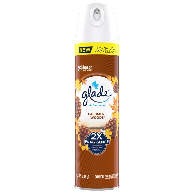 Glade Cashmere Woods Scent Air Freshener 8.3 oz Aerosol 1 pk