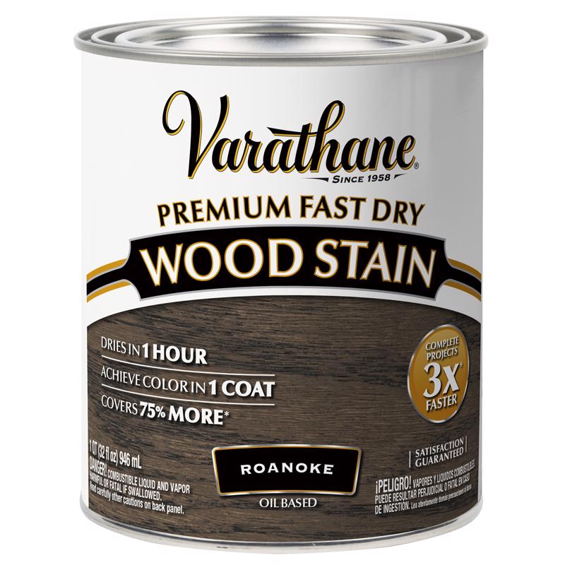 Varathane Roanoke Oil-Based Urethane Modified Alkyd Fast Dry Wood Stain 1 qt
