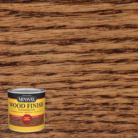 Minwax Wood Finish Semi-Transparent Red Oak Oil-Based Penetrating Wood Stain 0.5 pt