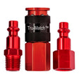 Tru-Flate Tru-Match 1/4 in. Coupler and Plug Kit Carded 3 pc