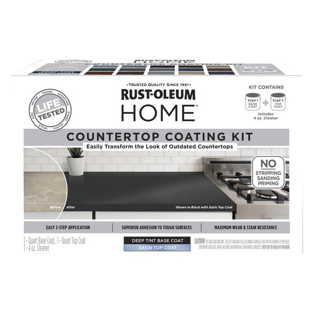 Rust-Oleum HOME Satin Tintable Base Acrylic Countertop Kit 1 qt