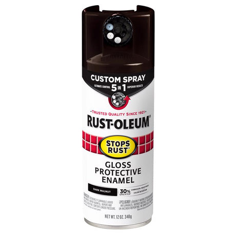 Rust-Oleum Stops Rust 5-in-1 Indoor/Outdoor Gloss Brown Oil-Based Oil Modified Alkyd Protective Enam