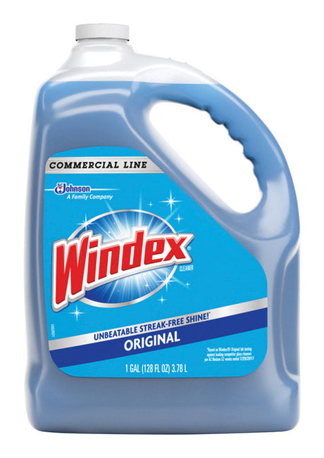 Windex Commercial Line No Scent Glass and Surface Cleaner 1 gal Liquid