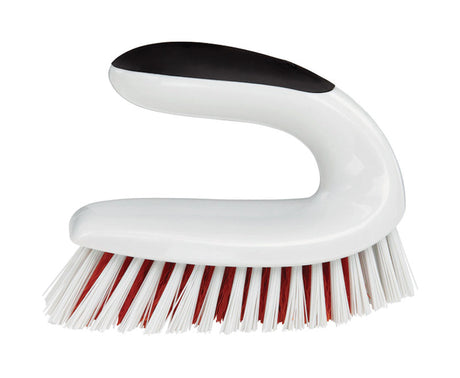 OXO Good Grips 3 in. W Medium Bristle Plastic/Rubber Handle Scrub Brush