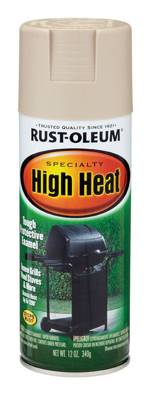 Rust-Oleum Specialty Satin Almond High Heat Spray Paint 12 oz