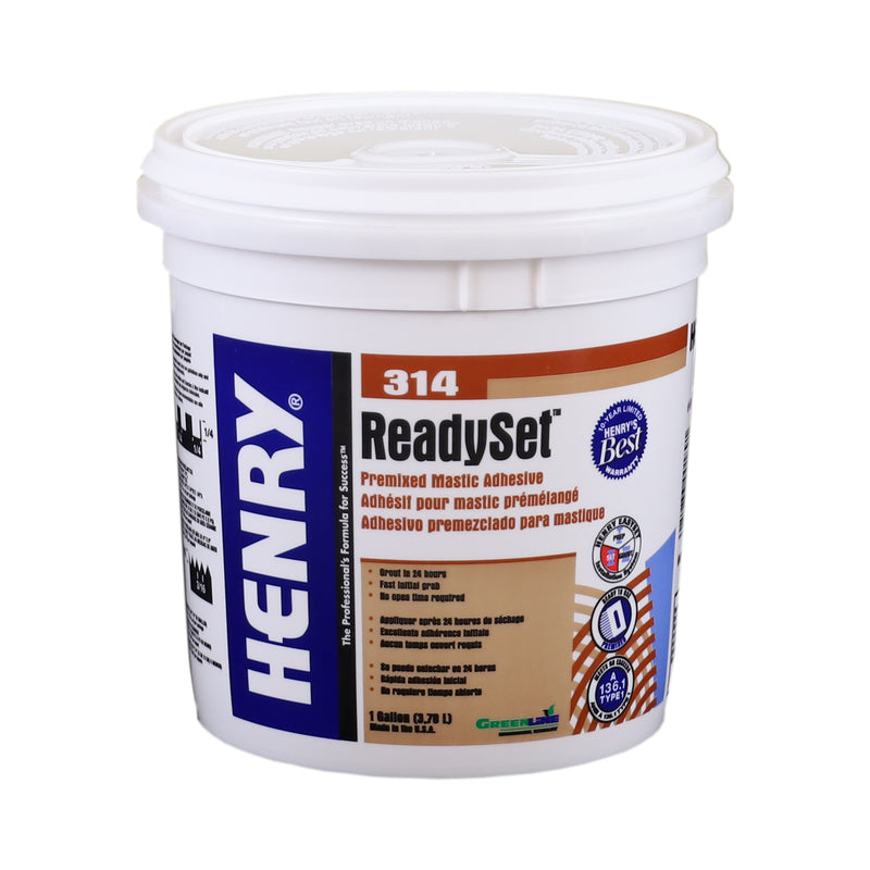 Henry 314 Ready Set High Strength Premixed Mastic Adhesive 1 pk