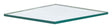 Aetna Glass Clear Single Glass Float Sheet 36 in. W X 30 in. L X 2.5 mm