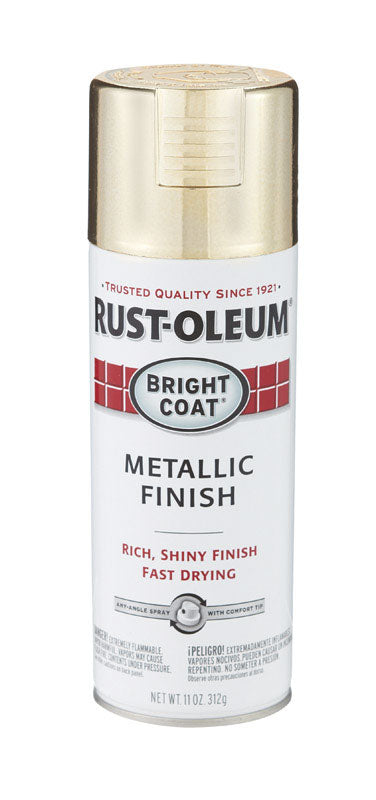 Rust-Oleum Stops Rust Gold Bright Coat Metallic Spray 11 oz