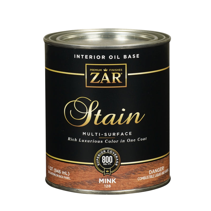 ZAR Semi-Transparent Mink Oil-Based Polyurethane Wood Stain 1 qt