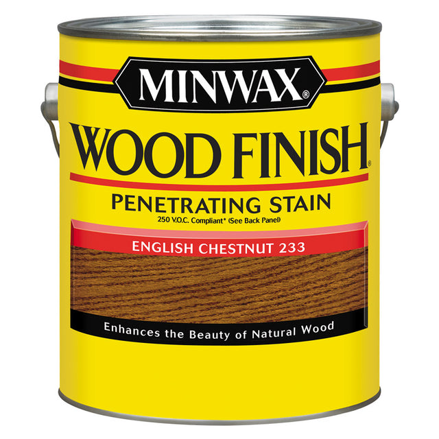 Minwax Wood Finish Semi-Transparent English Chestnut Oil-Based Penetrating Stain 1 gal