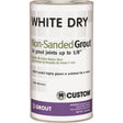 Custom Building Products White Dry Indoor and Outdoor White Grout 1 lb
