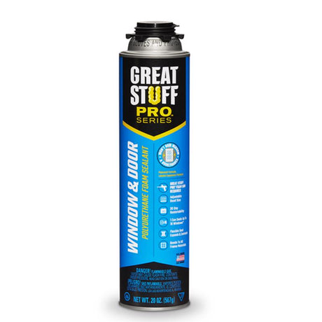 Great Stuff Pro Series Yellow Polyurethane Insulating Foam Sealant 20 oz