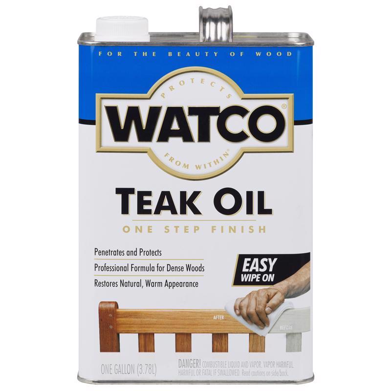 Watco Transparent Clear Oil-Based Teak Oil 1 gal