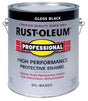 Rust-Oleum Professional Indoor and Outdoor Gloss Black Oil-Based Protective Paint 1 gal