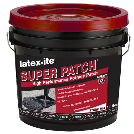 Latex-Ite Super Patch Black Asphalt Asphalt Asphalt Patch 1 gal